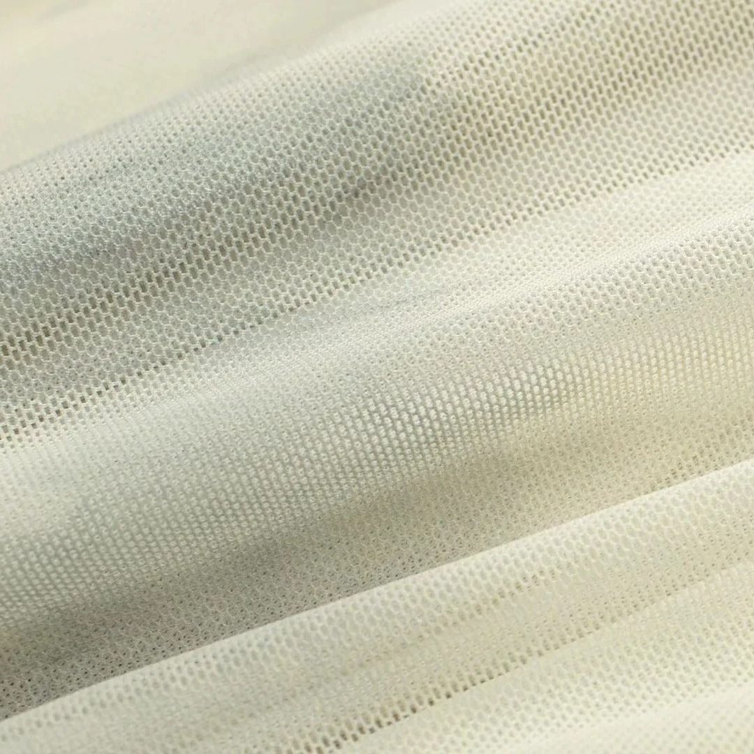 Aura | Vestido Midi Asimétrico de Tul Estampado con Manga Única
