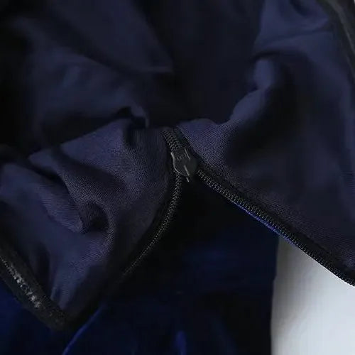 Noa | Vestido Mini de Terciopelo Sin Tirantes y Espalda Descubierta