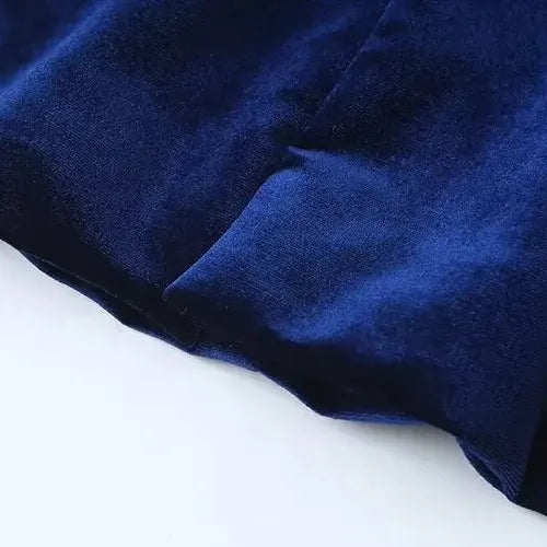 Noa | Vestido Mini de Terciopelo Sin Tirantes y Espalda Descubierta