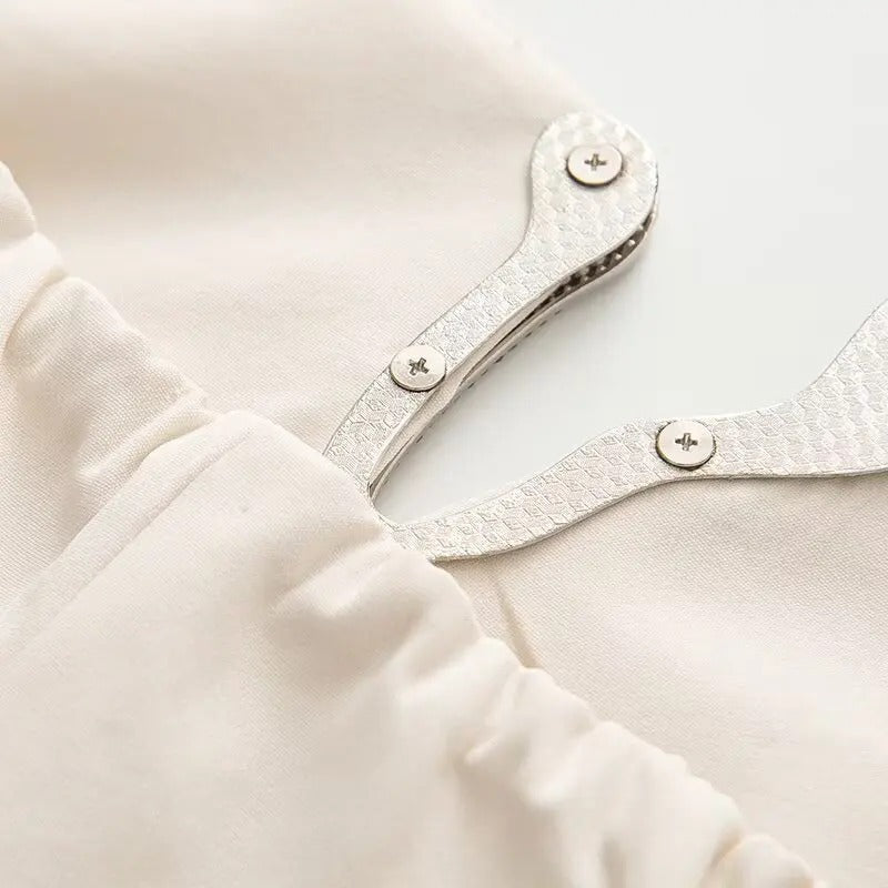 Crystal | Vestido Mini Strapless con Detalles de Brillantes